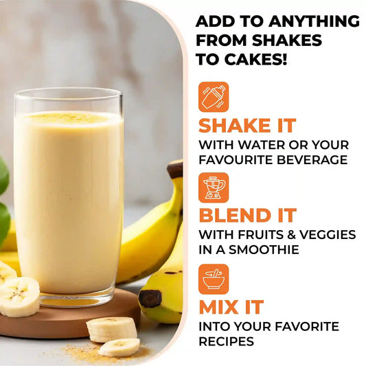 Aitnaturals Organic Protein - Banana Flavour