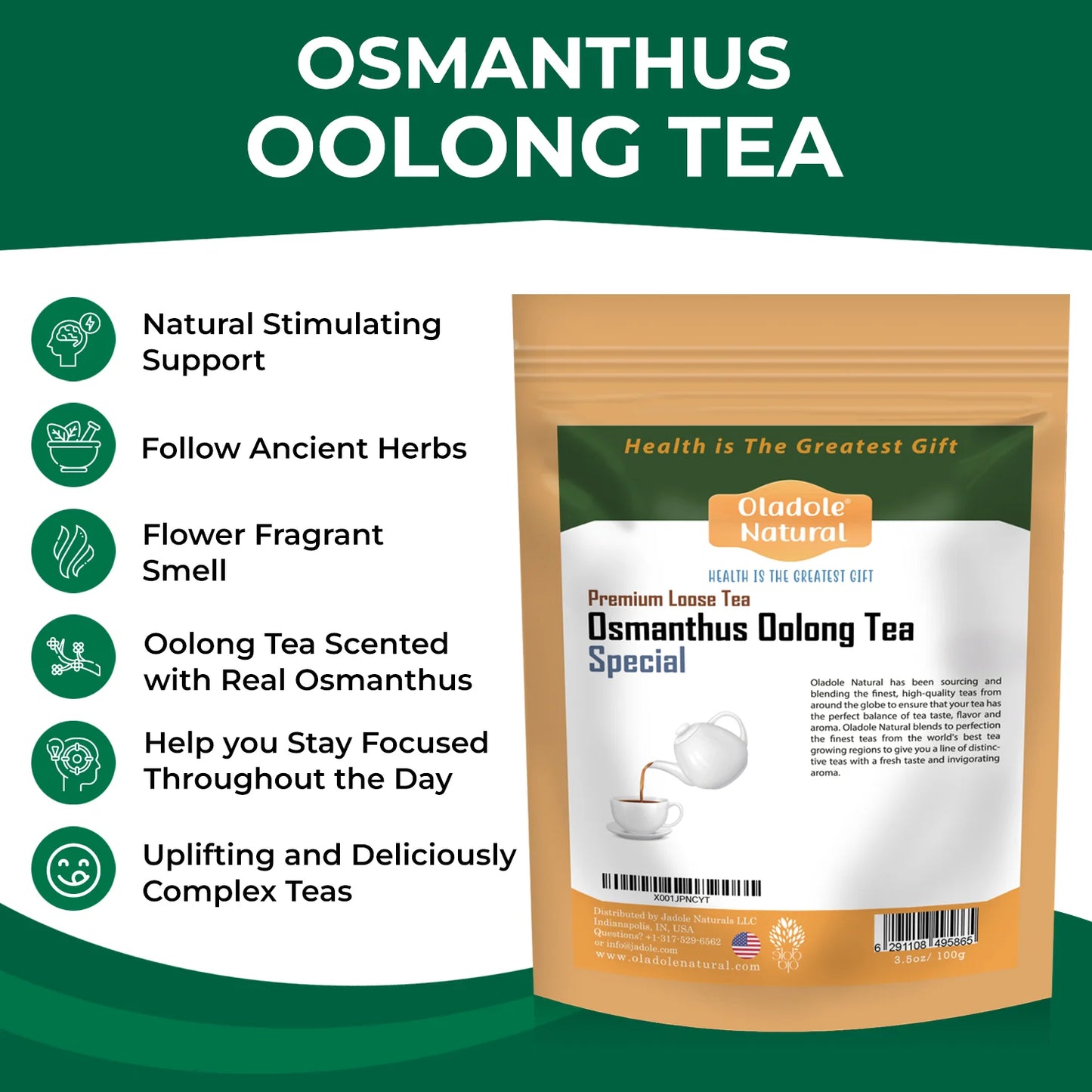  Oladole Natural Osmanthus Oolong tea Benefits