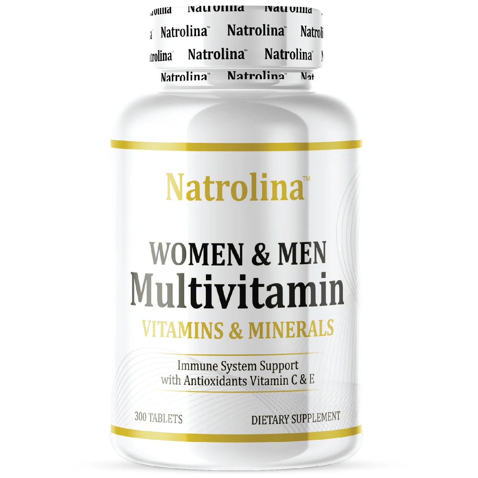 ناترولينا، فيتامينات متعددة للبالغين للرجال والنساء | ٣٠٠ قرص 