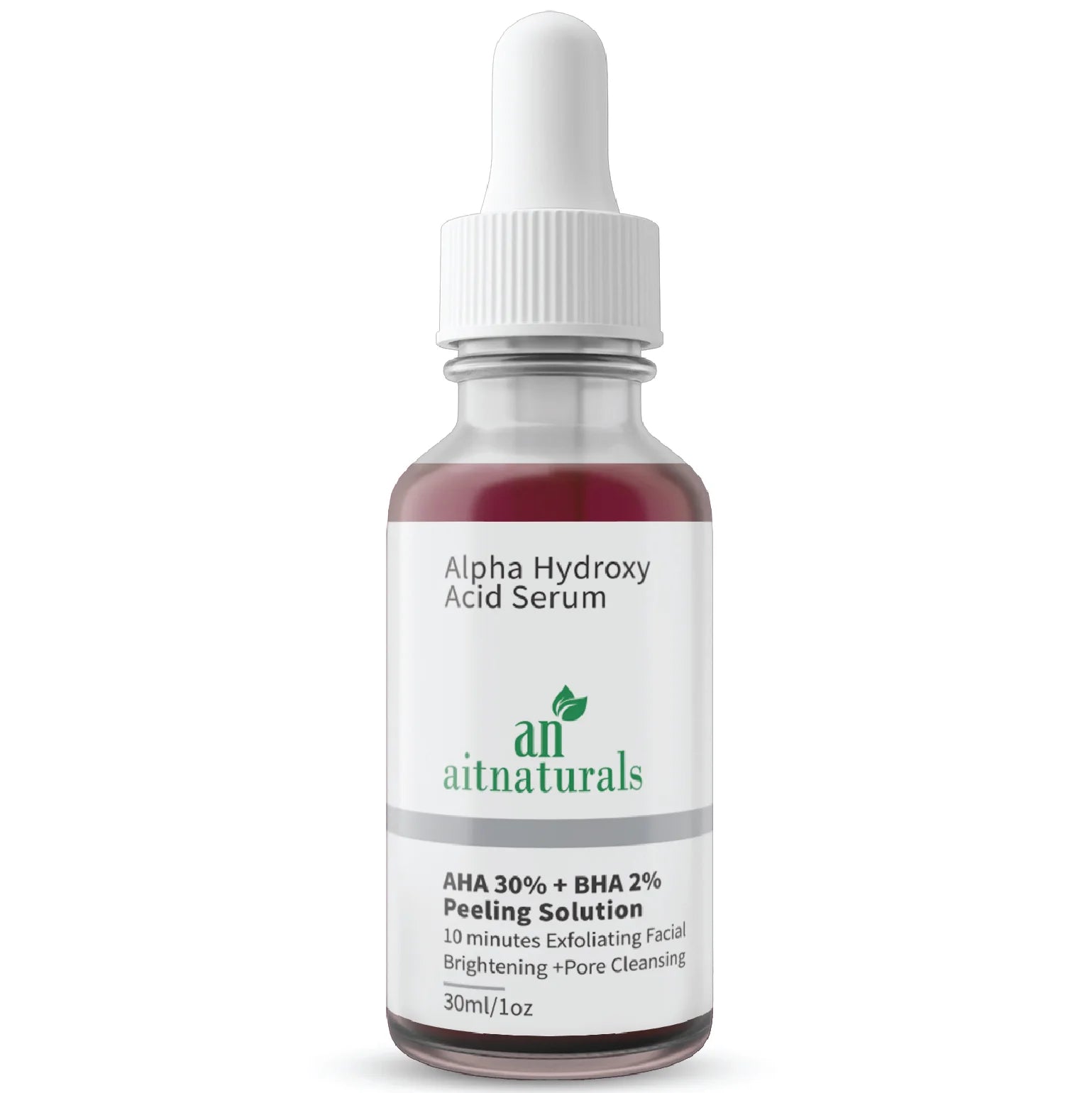 محلول تقشير AITNATURALS AHA 30% + BHA 2%، 30 مل 