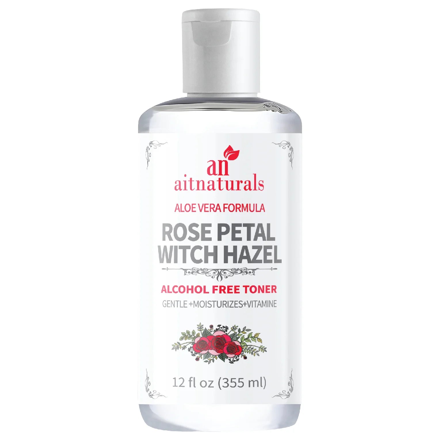 Aitnaturals Rose Petal Witch Hazel Toner
