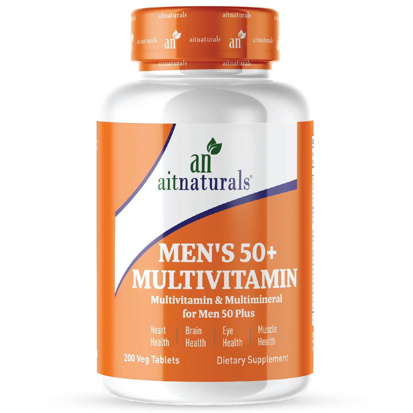 Aitnaturals Mens 50+ Multivitamin - 5000 mg (200 Tablets)