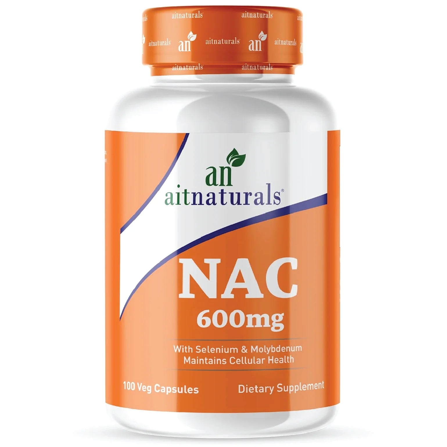 Aitnaturals NAC - 600 ملغ (100 كبسولة) 