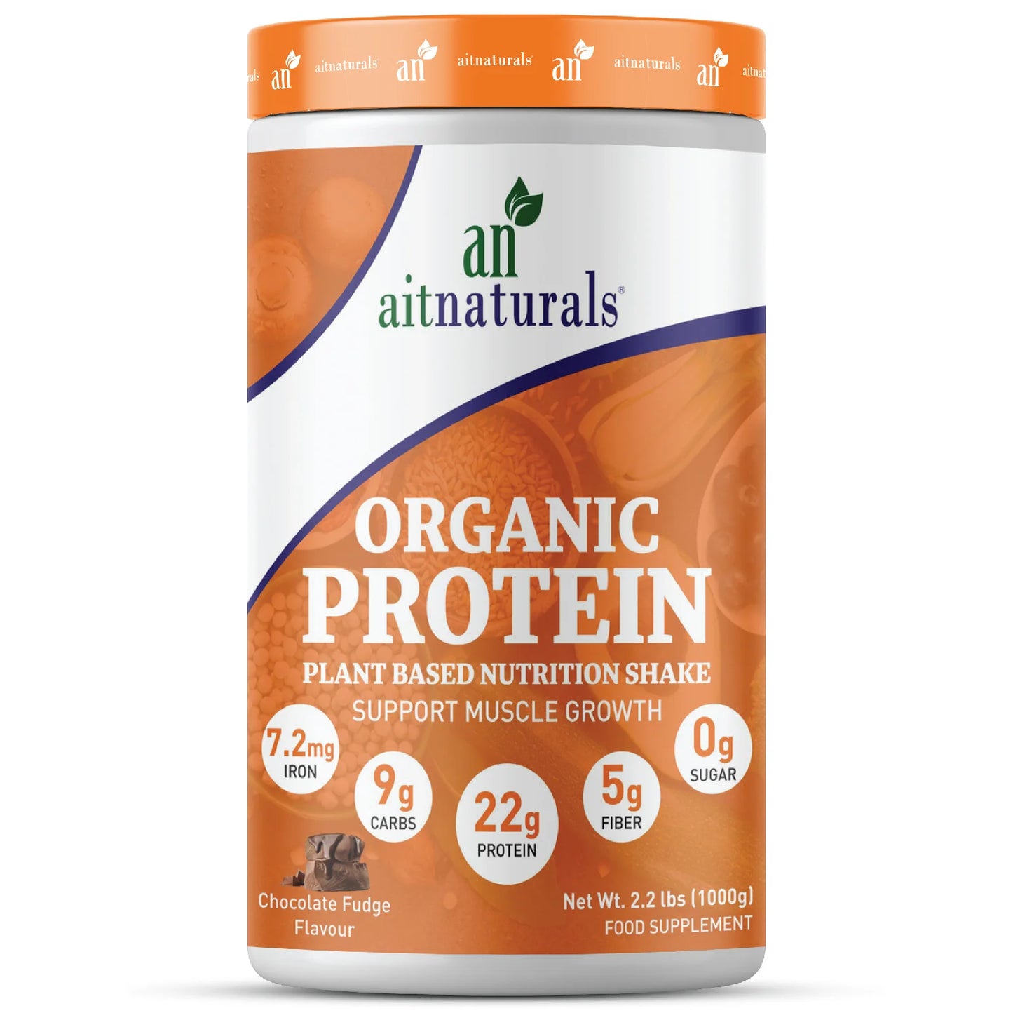 Aitnaturals Organic Protein Powder - choclate