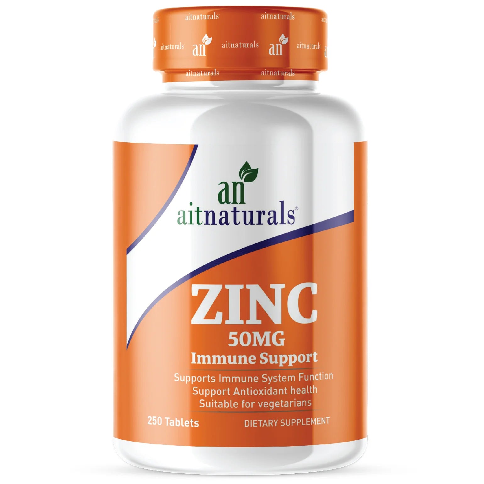 Aitnaturals Zinc Gluconate 50mg, Supports Wellness & Immune