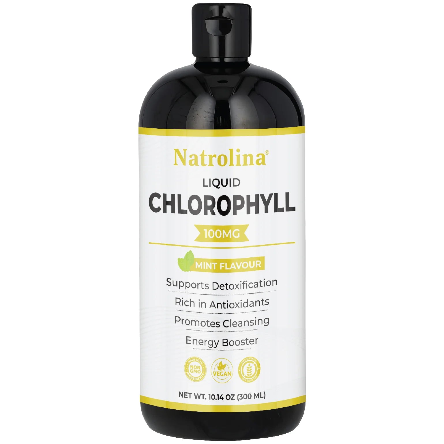 ناترولينا كلوروفيل سائل ٣٠٠ مل - بنكهة النعناع 