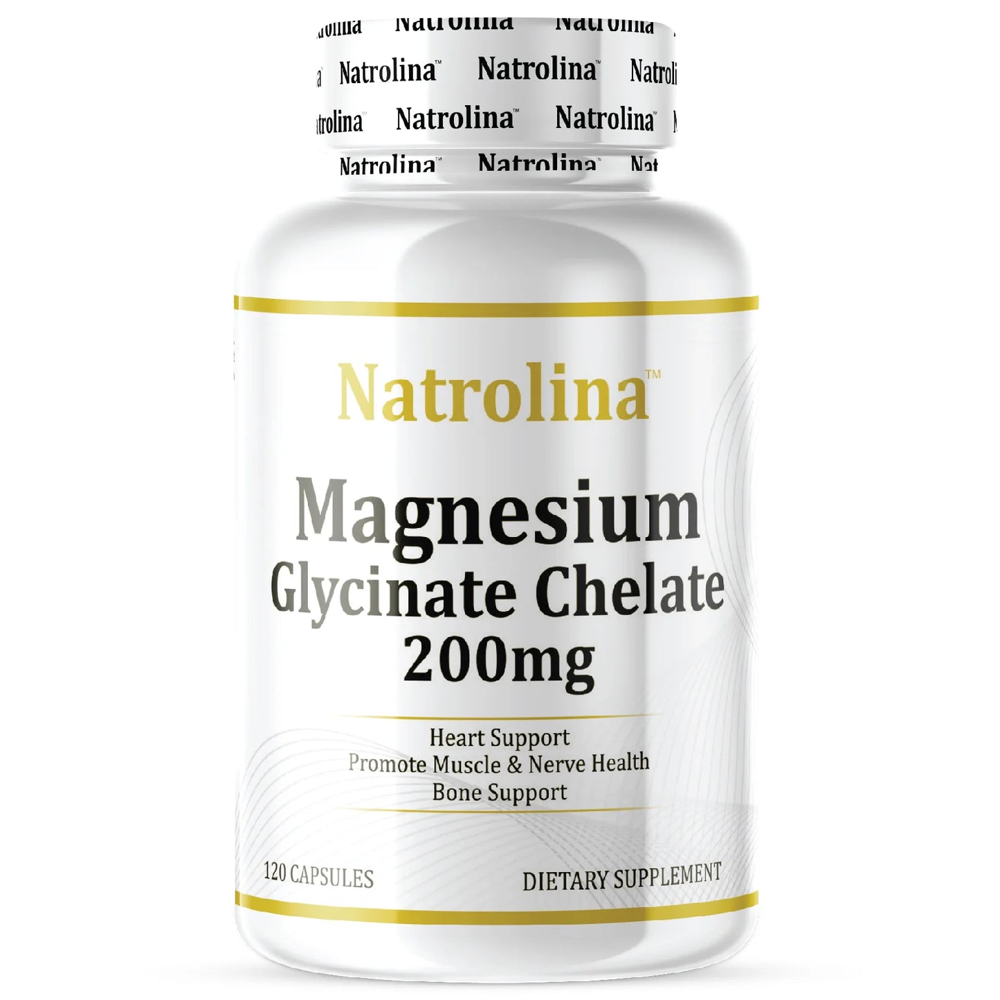 Natrolina Magnesium Glycinate 200mg, 120 Caps