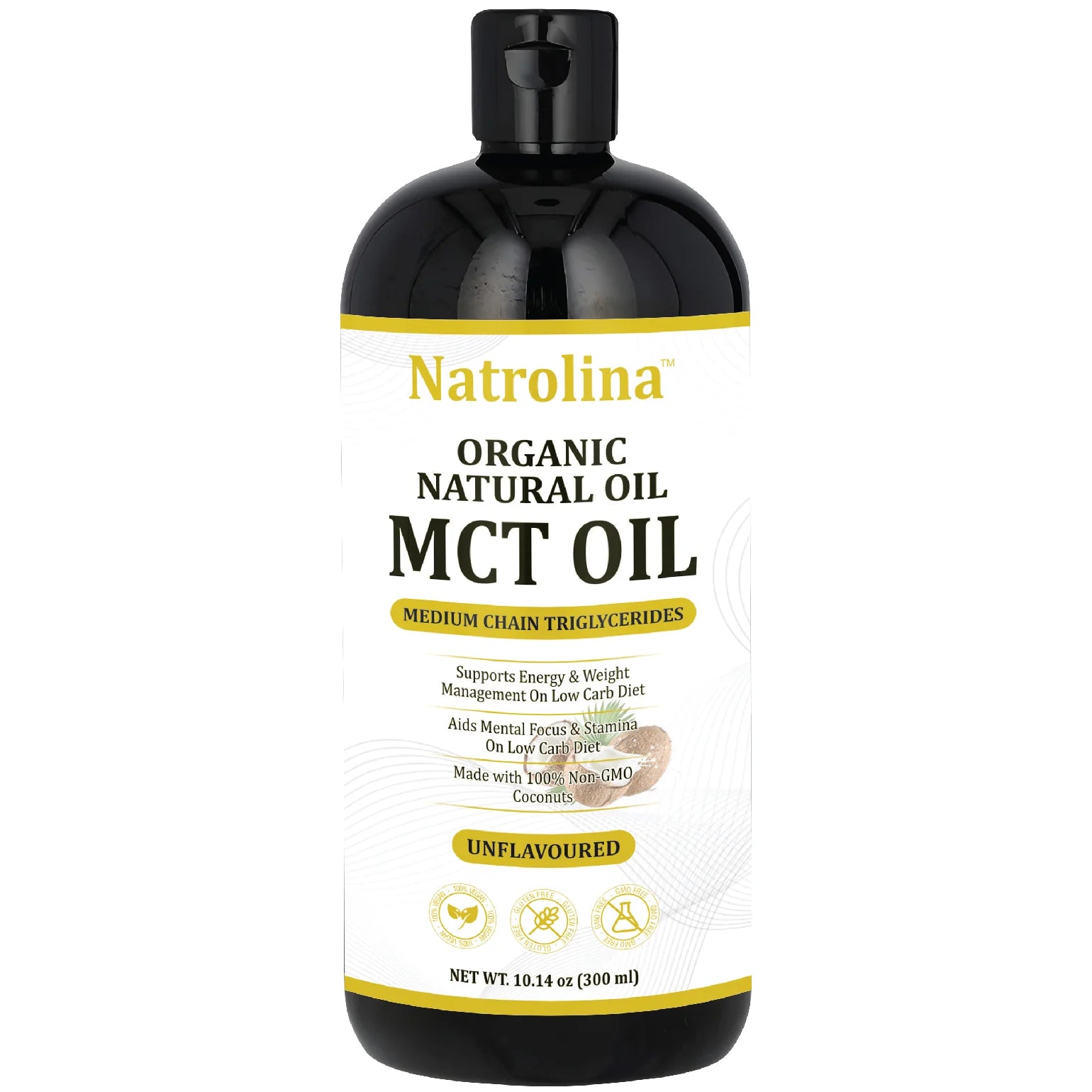 زيت ناترولينا العضوي MCT 300 مل 