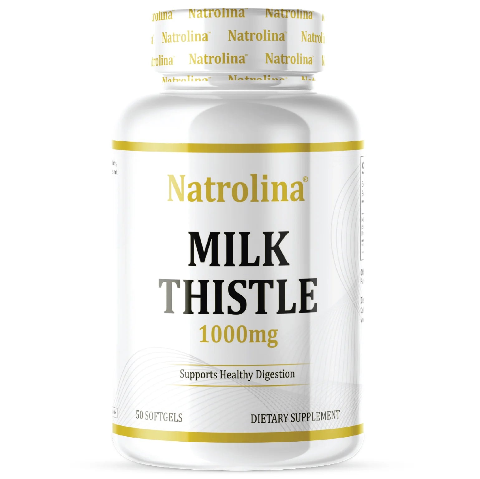 ناترولينا حليب الشوك ١٠٠٠ ملغ | ٥٠ كبسولة هلامية