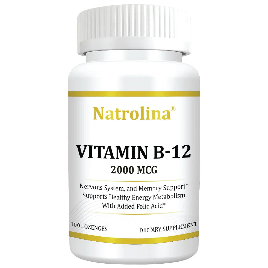 Natrolina Vitamin B12 2000mcg - 100 Lozenges