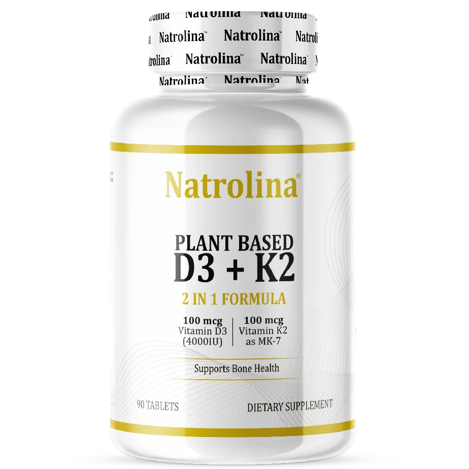 Natrolina Plant Based D3 + K2 - 60 softgels