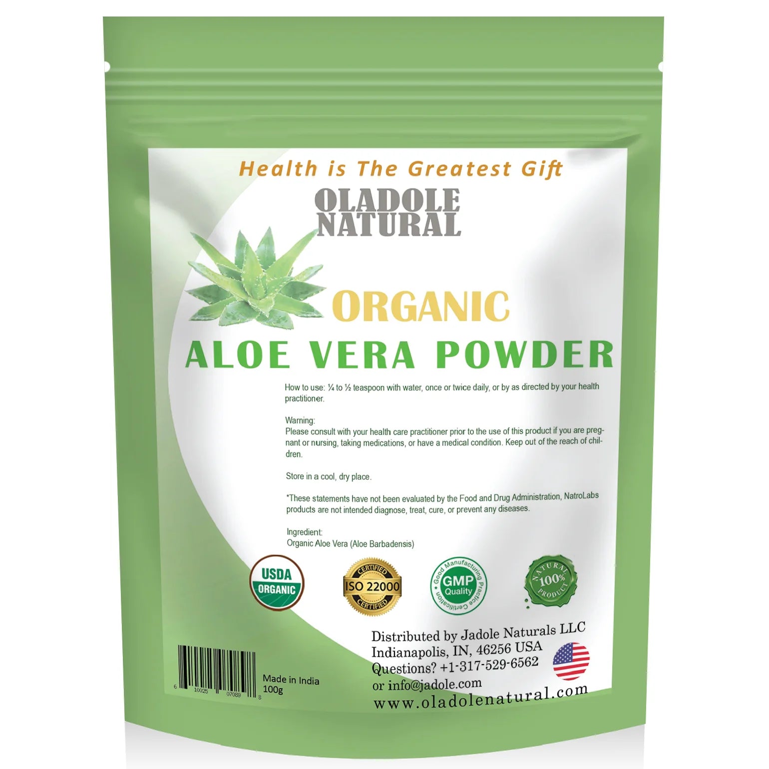 Oladole Natural Natural Aloe Vera Leaf Powder