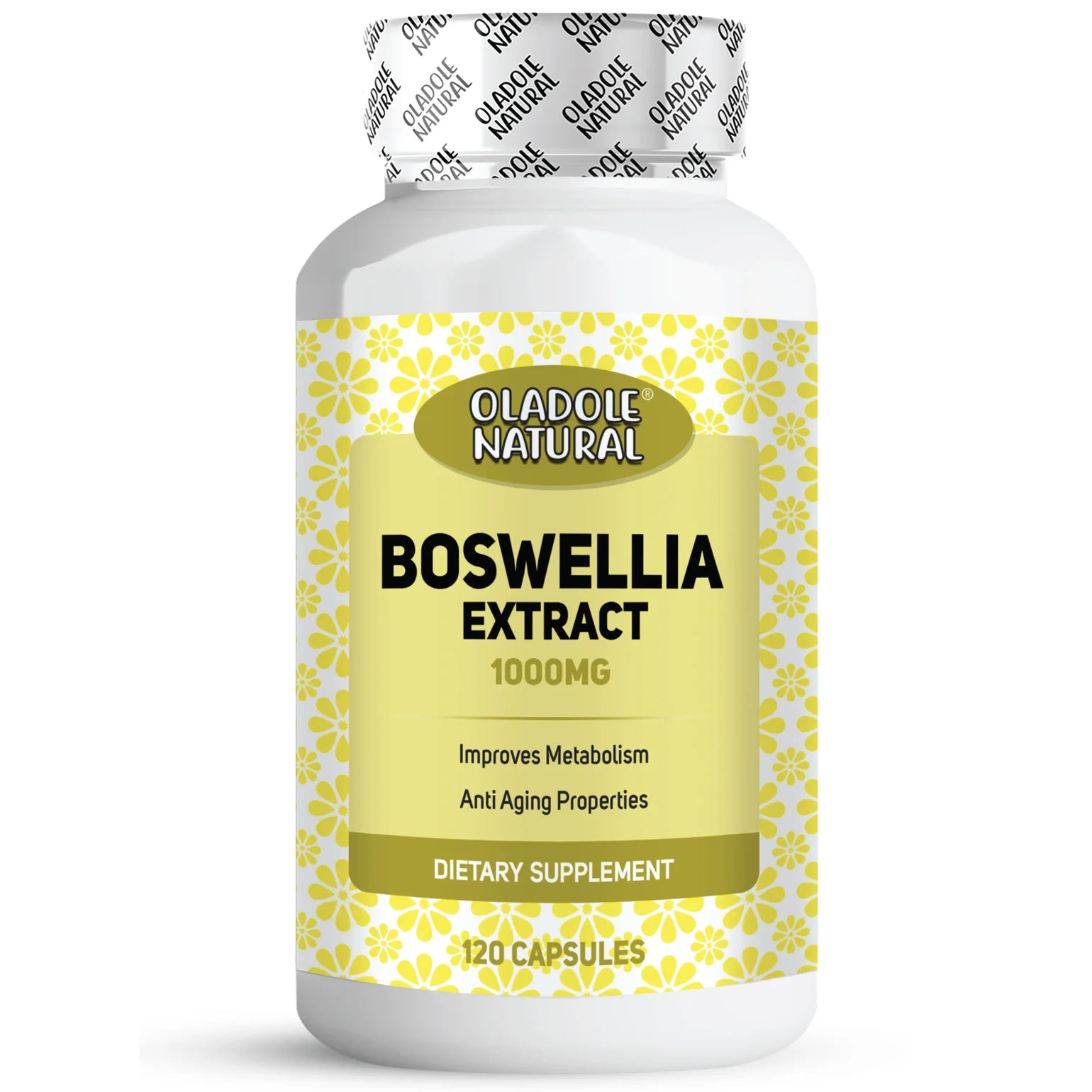 Oladole Natural Boswellia Extract 1000mg 120 Capsules