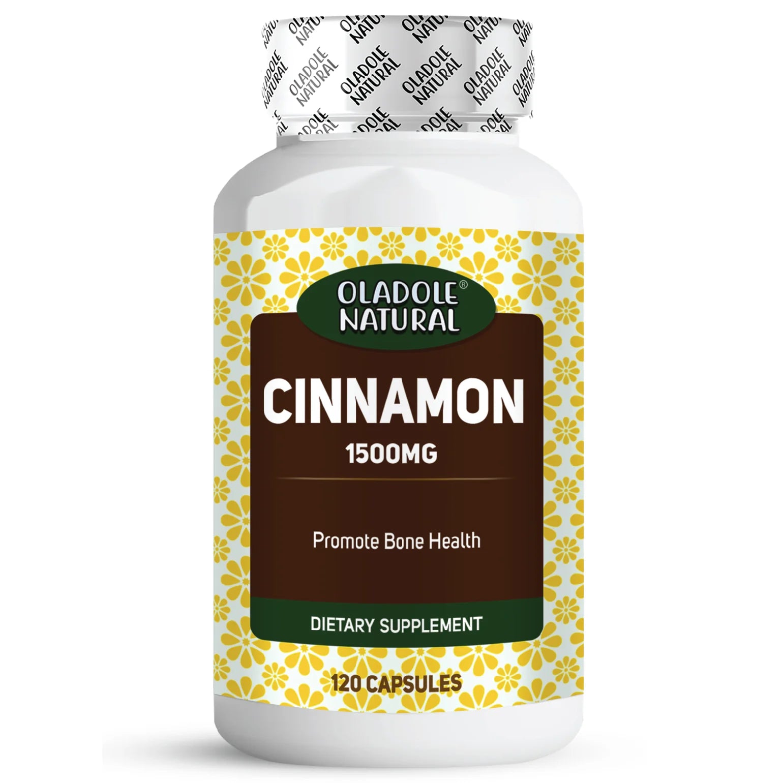 Oladole Natural Cinnamon 1500mg 120 Capsules