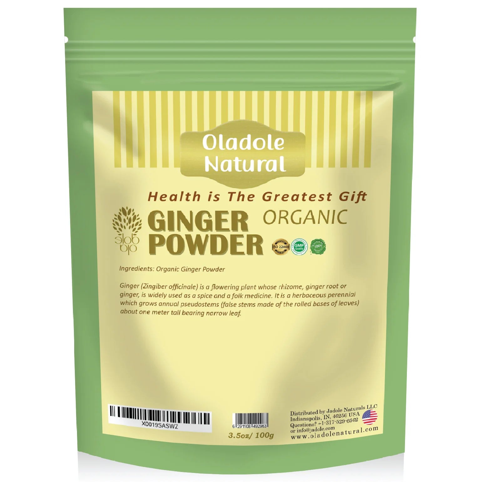Oladole Natural Ginger Powder 100grams