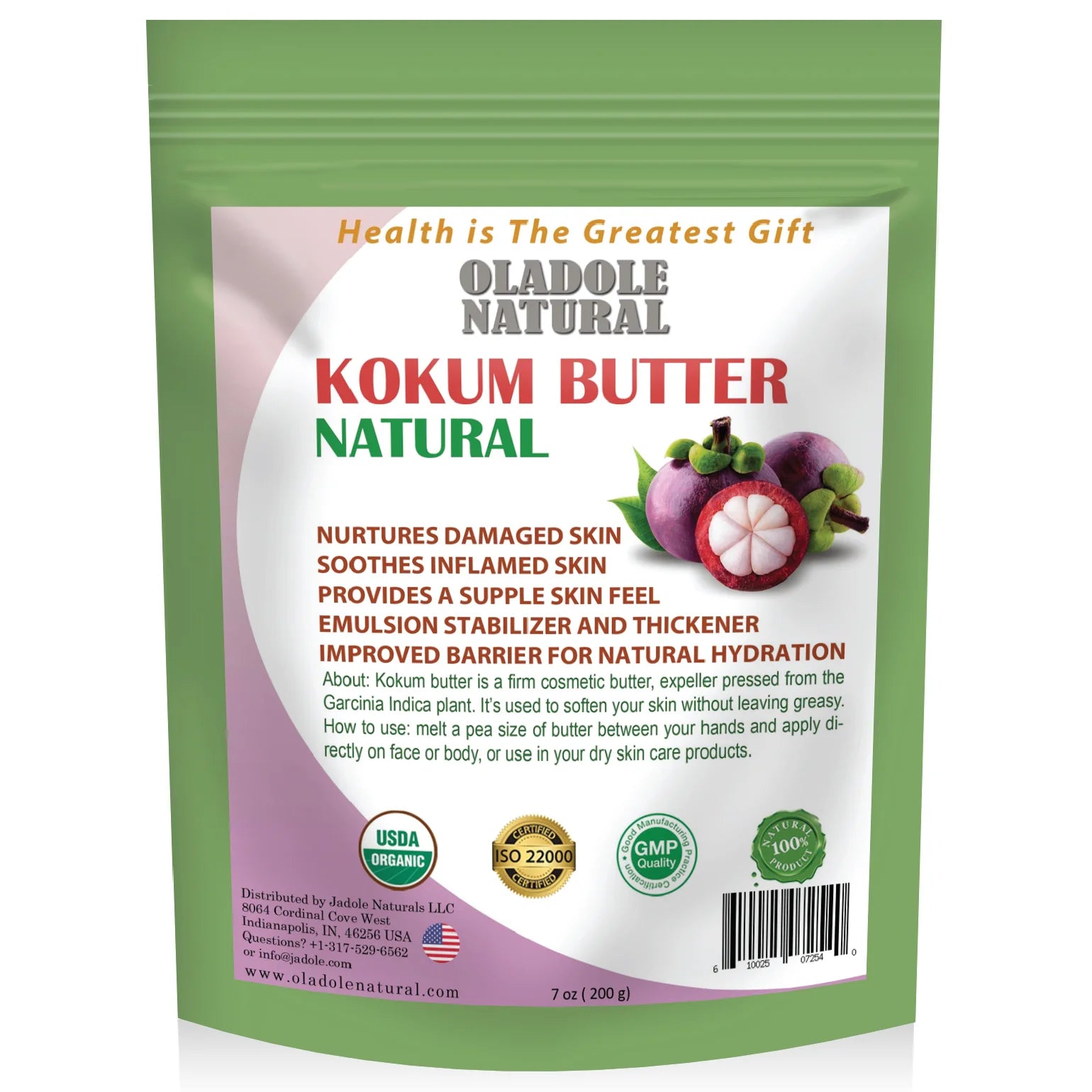 Oladole Natural Raw Kokum Butter 200g