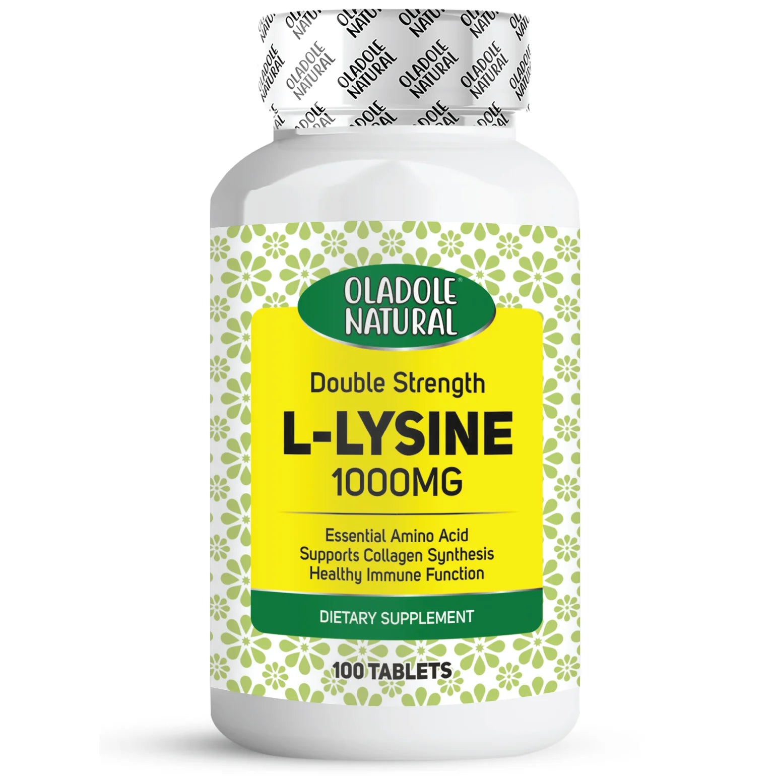 Oladole Natural L-Lysine 1000mg 100 Tablets
