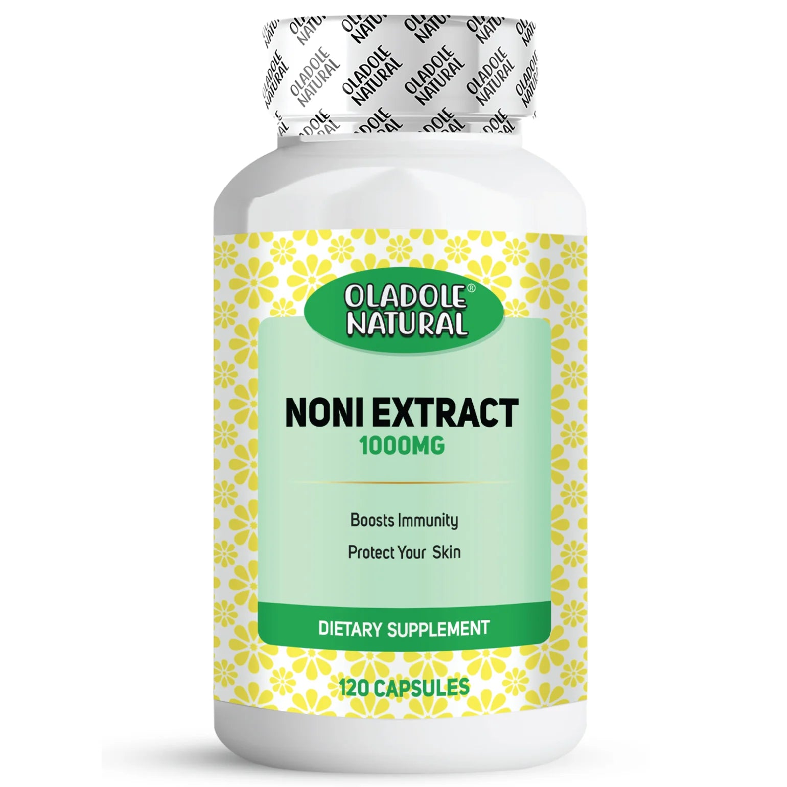 مستخلص النوني الطبيعي من أولادول 1000 ملغ 120 كبسولة 