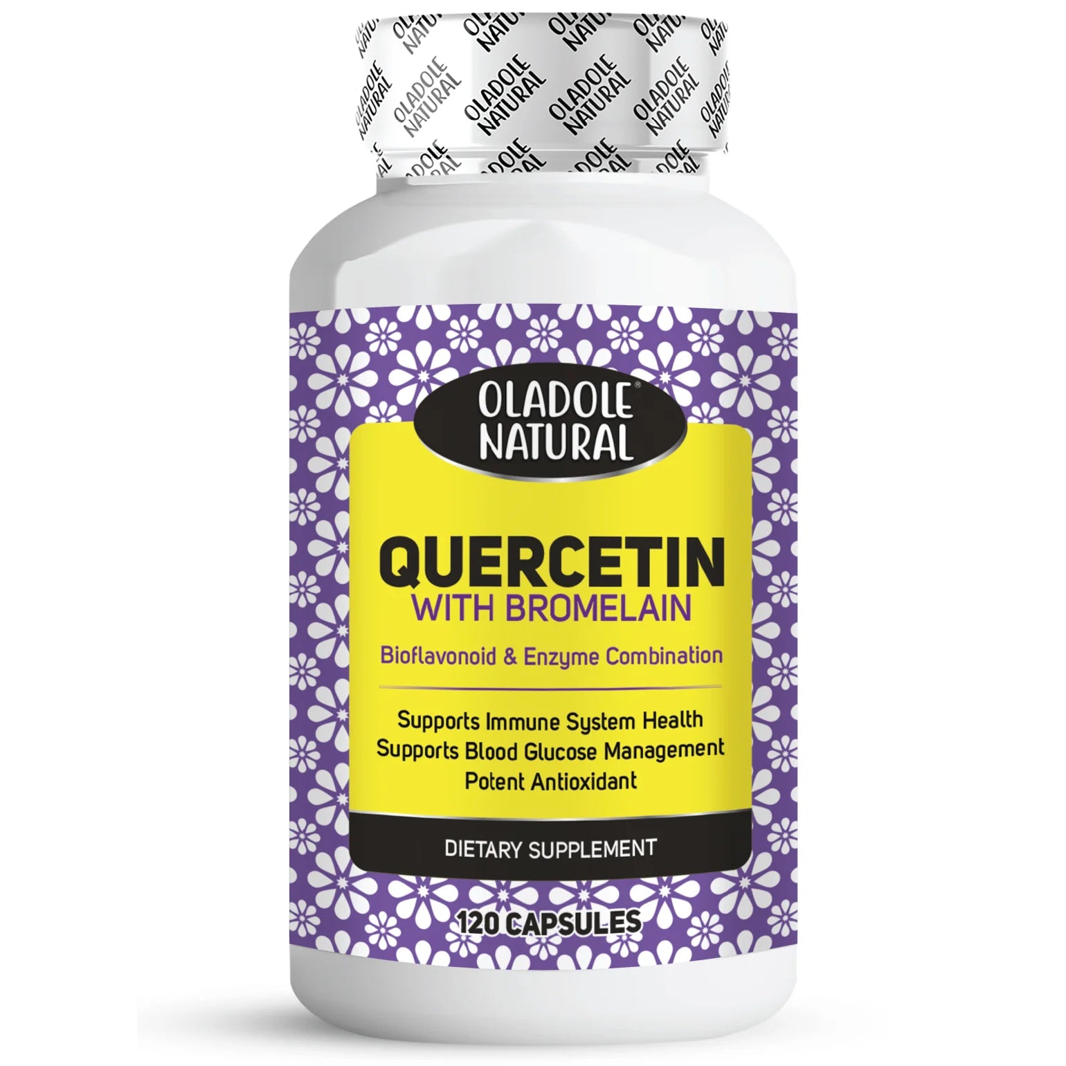 أولادول كيرسيتين طبيعي مع بروميلين 120 كبسولة 