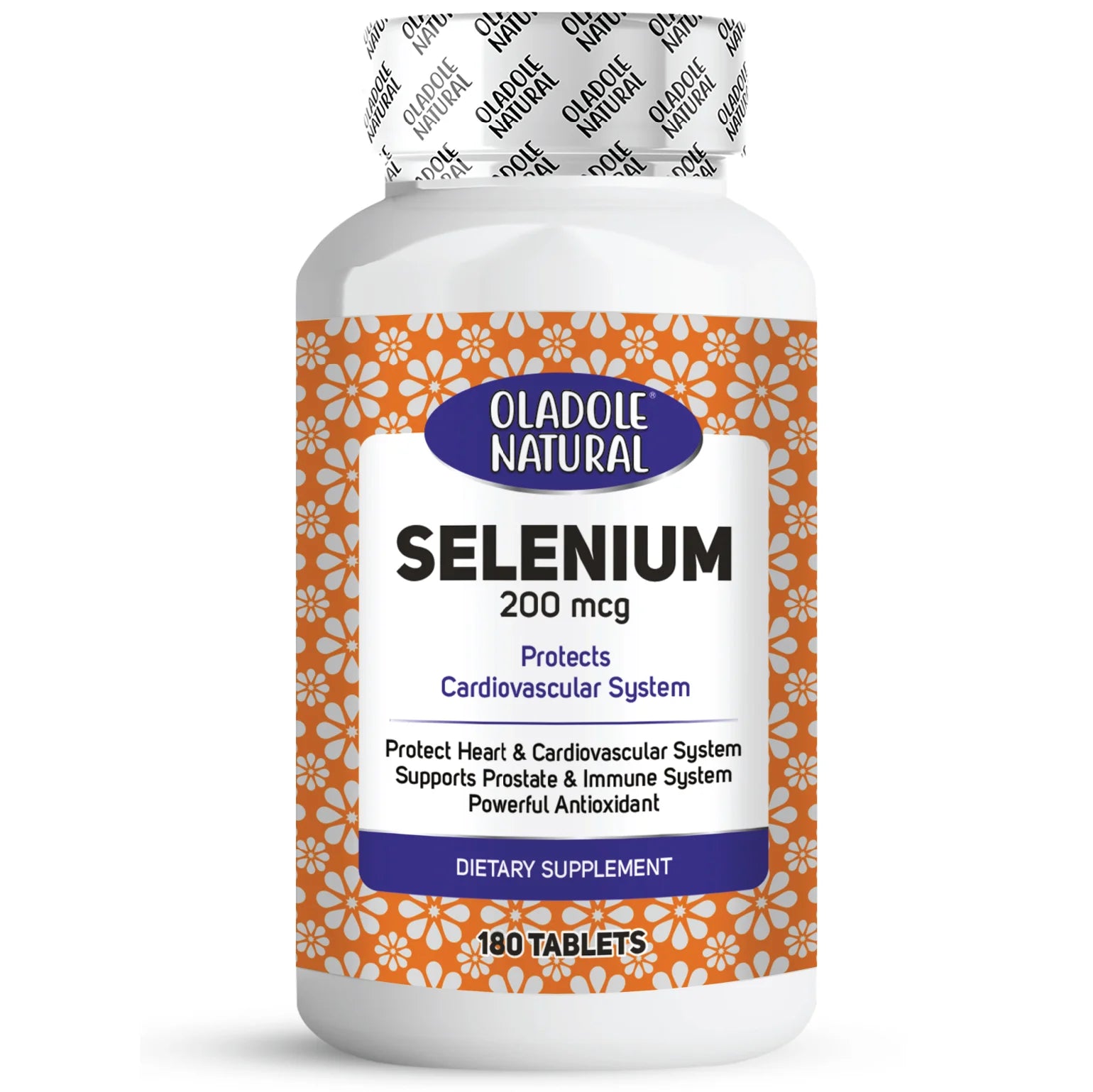 Oladole Natural Selenium 200mcg 180 Tablets
