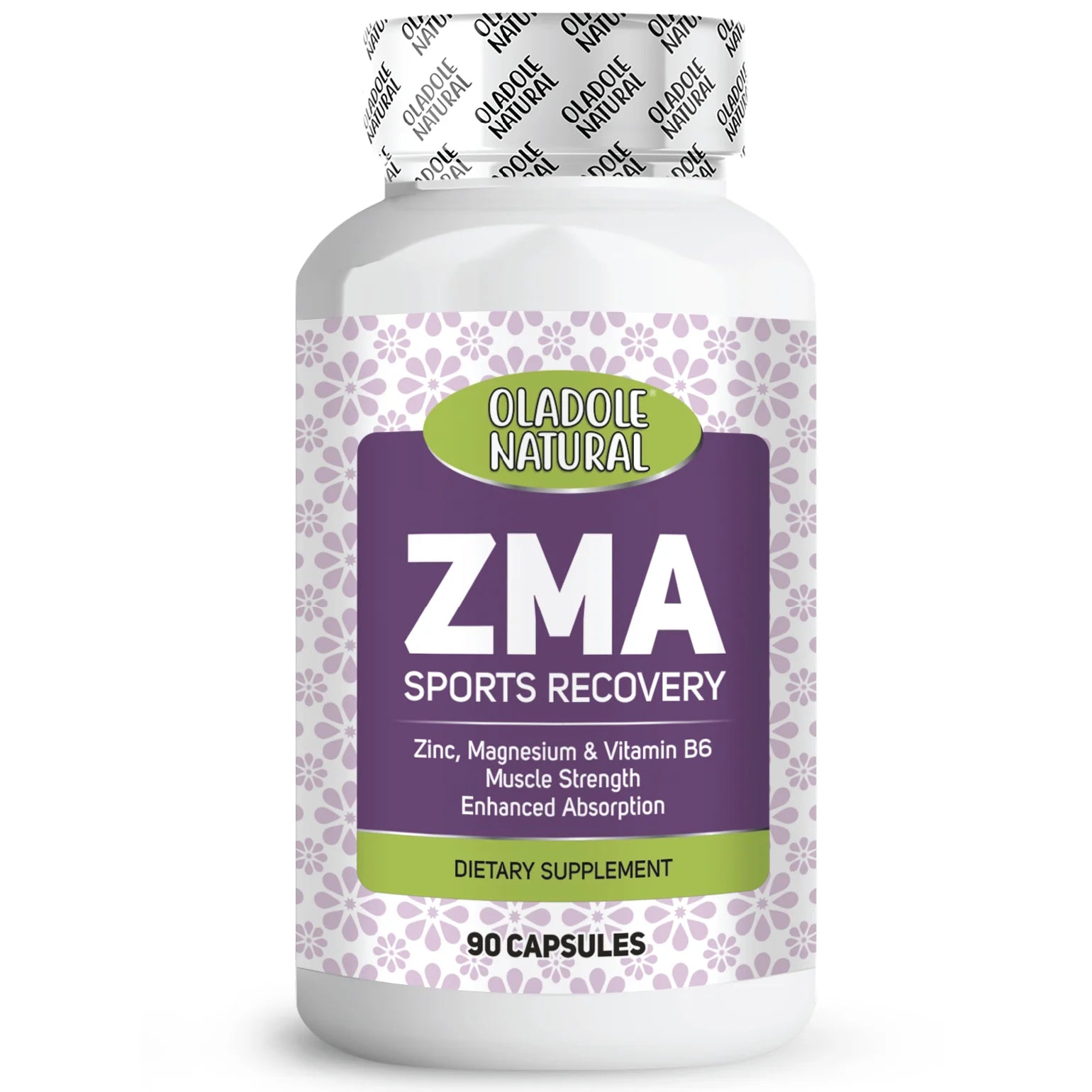Oladole Natural ZMA Sports Recovery Supplement 90 Capsules