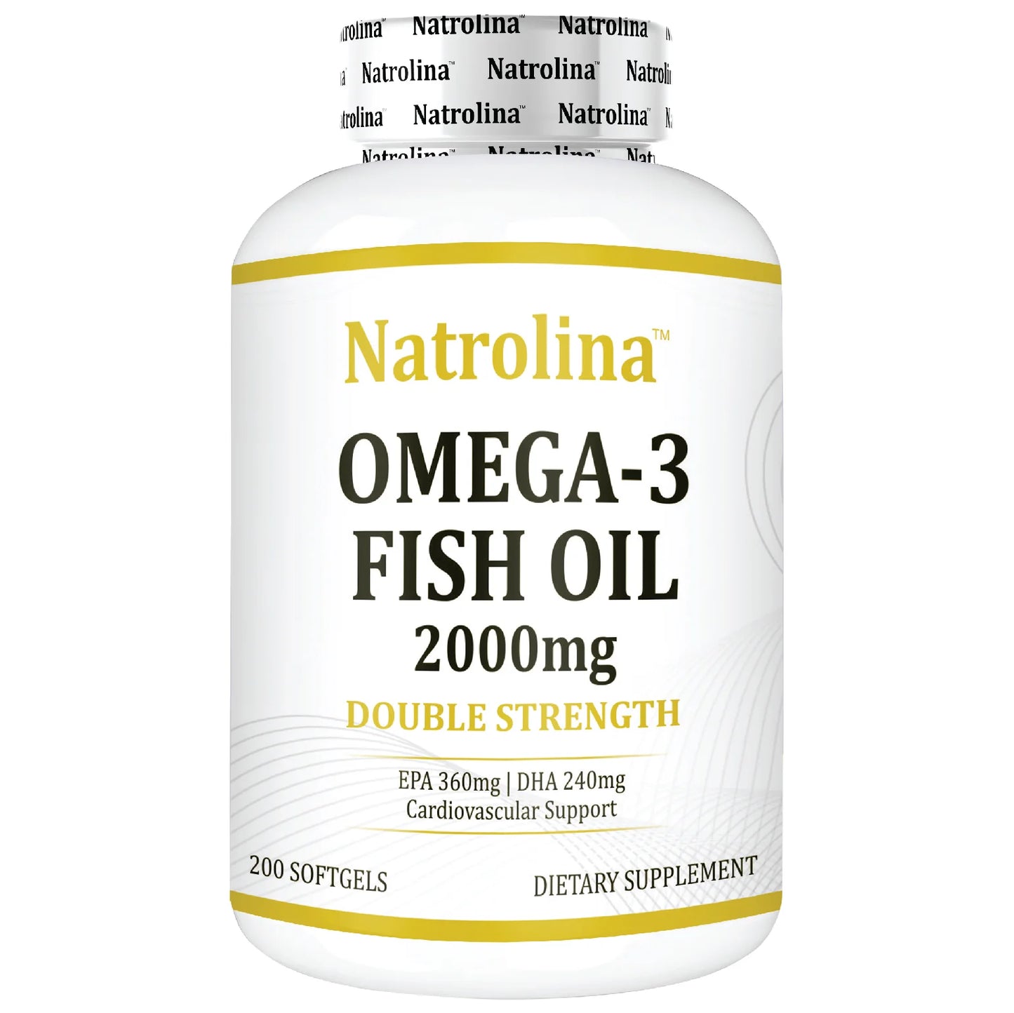 Natrolina Omega 3 Fish Oil 2000mg, double Strength