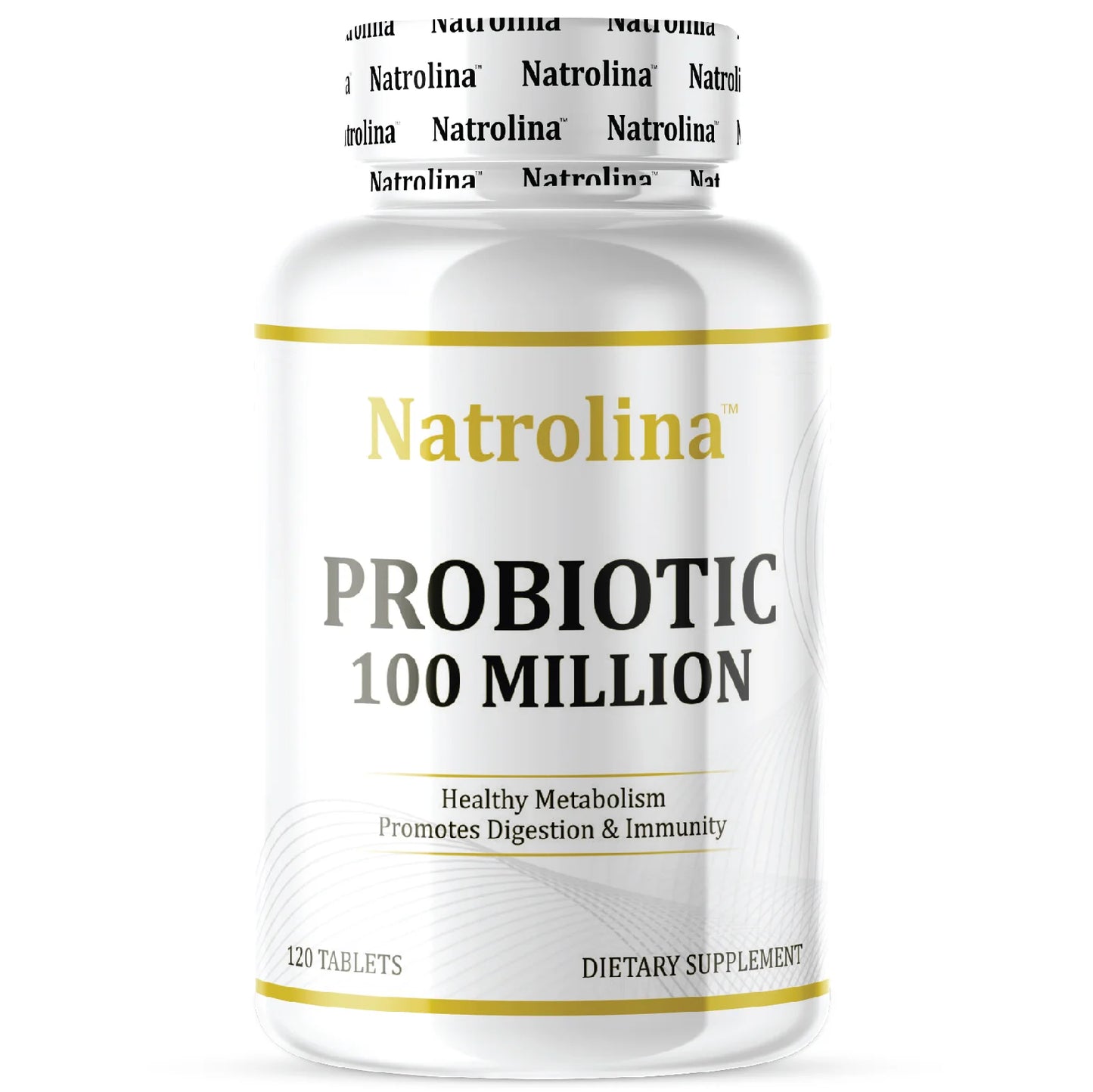 Natrolina Probiotic 100 Million, Acidophilus, 120 Tablets