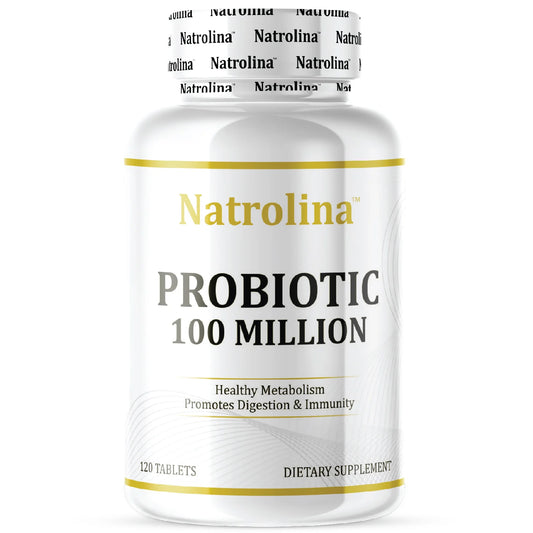 Natrolina Probiotic 100 Million, Acidophilus, 120 Tablets