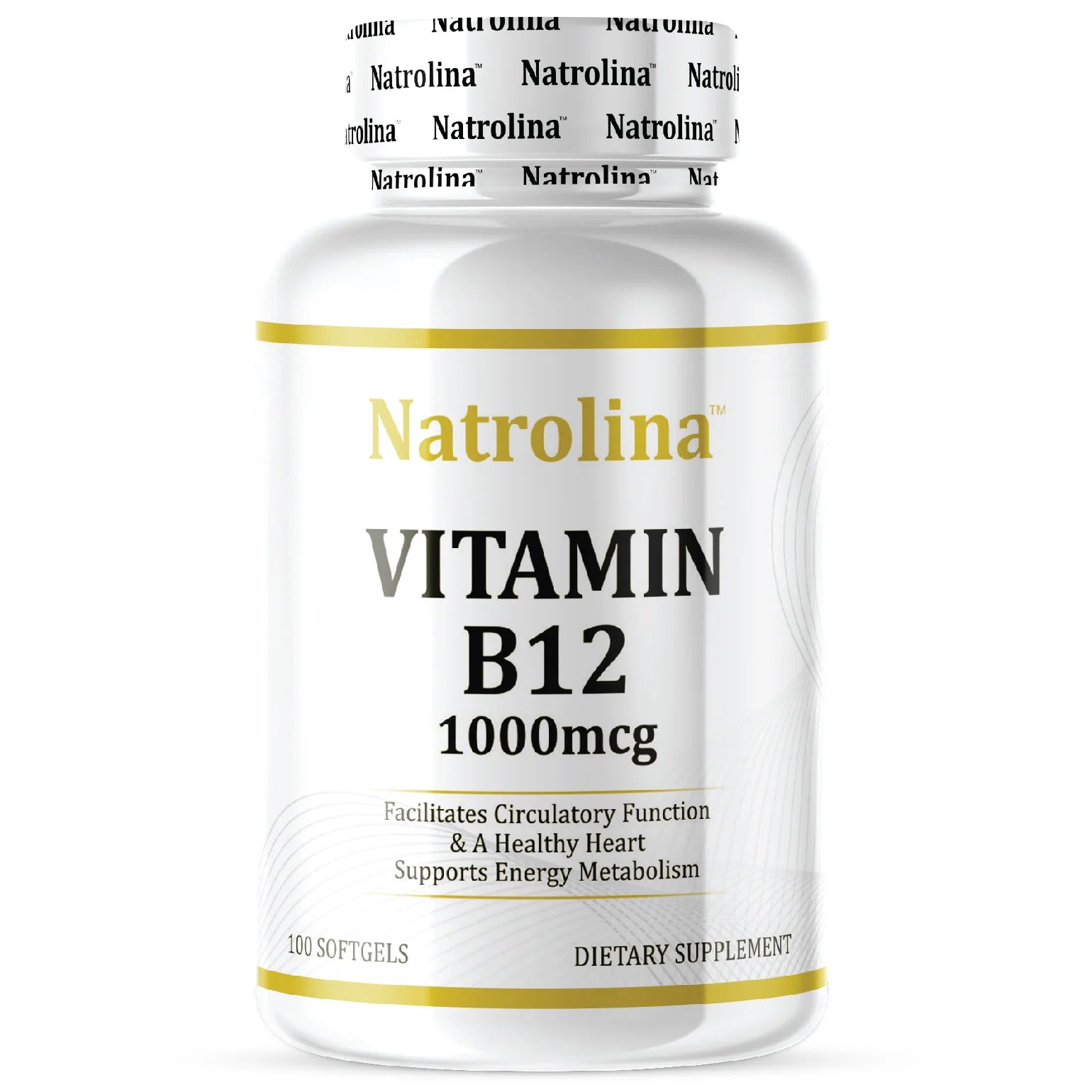Natrolina Vitamin B12 1000 mcg 100 Softgels